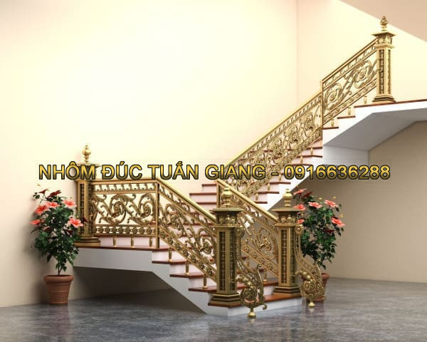 Cầu thang nhôm đúc - CT045